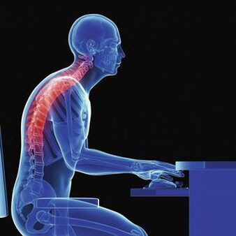 Sedentary work in front of the computer is fraught with the onset of back pain