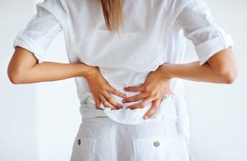 lower back pain in woman